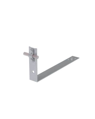 Черепичный держатель болтовой на обрешётку для прутка Ø 5-10 мм L380 мм H100 мм TD КМ-профиль (CDBO-L380-D5-10 TD) в Сергиевом Посаде Крепеж Pintop.ru