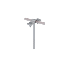 Держатель для прутка Ø 5-10 мм вкручиваемый L80 мм TD КМ-Профиль (DPV-L80-D5-10 TD)