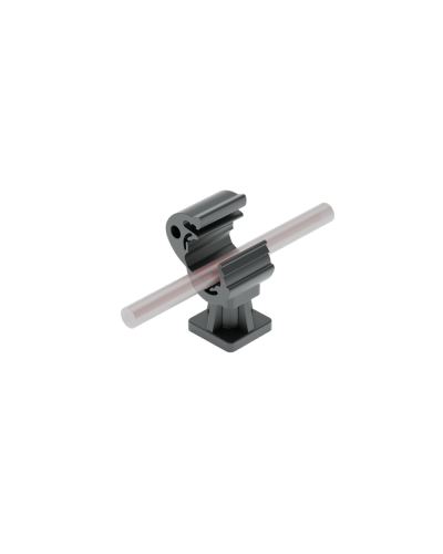 Держатель пластиковый Ø 8-10 мм КМ-Профиль (PD8-10) в Сергиевом Посаде Монтажные материалы Pintop.ru