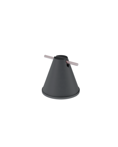 Держатель пластиковый для прутка Ø 8-10 мм H100 мм с утяжелителем КМ-Профиль (DPPU-H100-D8-10) в Сергиевом Посаде Монтажные материалы Pintop.ru