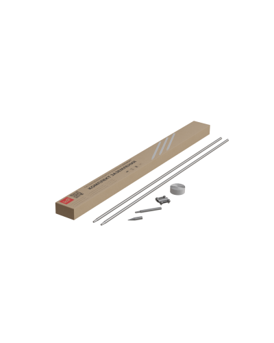 Комплект заземления из 2 стержней Ø 16 мм L=1,5 м TD КМ-Профиль (KTZ-D16-2 TD) в Сергиевом Посаде Монтажные материалы Pintop.ru