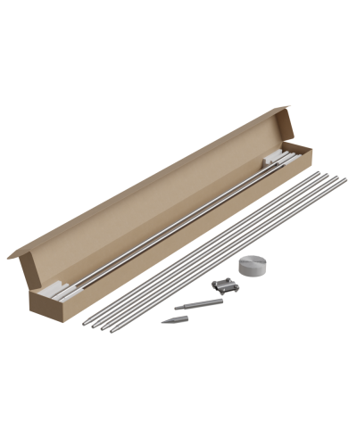 Комплект заземления из 6 стержней Ø 16 мм L=1,5 м TD КМ-Профиль (KTZ-D16-6 TD) в Сергиевом Посаде Монтажные материалы Pintop.ru