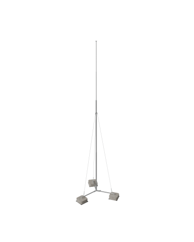 Вольностоящая молниеприемная мачта составная H7,1 м для подвесных клетей разборное основание HD КМ-Профиль (RTVMRK-H7.1 HD) в Сергиевом Посаде Монтажные материалы Pintop.ru