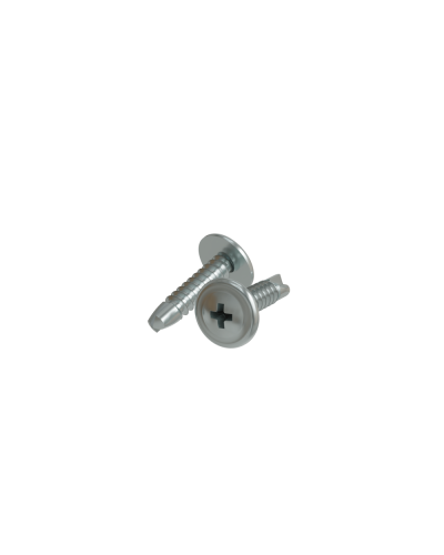 Саморез с прессшайбой и буром M4,2х19 мм (упак. 500 шт) КМ-Профиль (SHS-19B-KM) в Сергиевом Посаде Аксессуары для лотков Pintop.ru