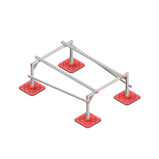 Опорная конструкция для установки оборудования TECHNORAPTOR FOOT 1000х1500 КМ-профиль (KM-TR-F-SSEI-1000-1500)