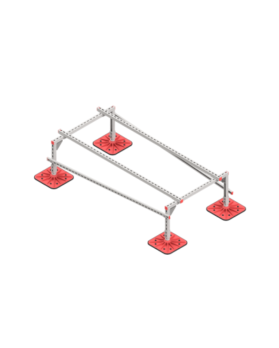 Опорная конструкция для установки оборудования TECHNORAPTOR FOOT 1000х2000 тип 1 КМ-профиль (KM-TR-F-SSEI-1000-2000-1) в Сергиевом Посаде Системы видеонаблюдения Pintop.ru