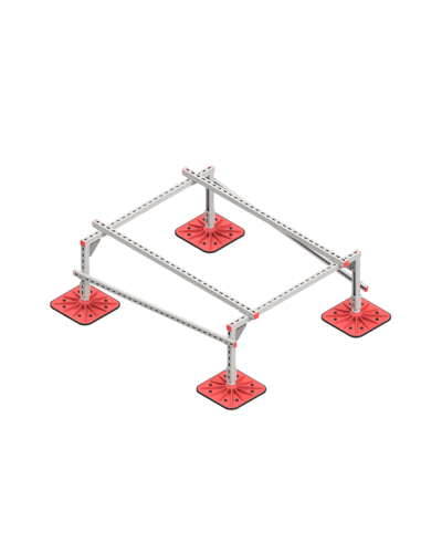 Опорная конструкция для установки оборудования TECHNORAPTOR FOOT 1200х1500 HD КМ-профиль (KM-TR-F-SSEI-1200-1500 HD) в Сергиевом Посаде Системы видеонаблюдения Pintop.ru