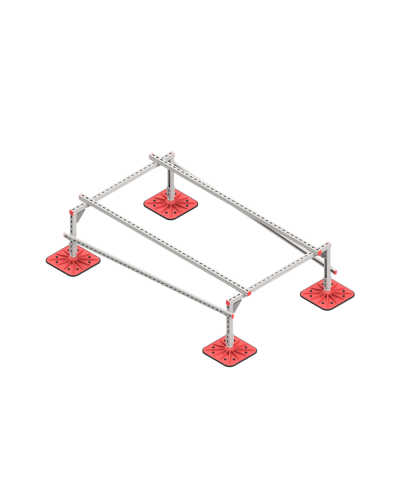 Опорная конструкция для установки оборудования TECHNORAPTOR FOOT 1200х2000 тип 1 КМ-профиль (KM-TR-F-SSEI-1200-2000-1) в Сергиевом Посаде Системы видеонаблюдения Pintop.ru