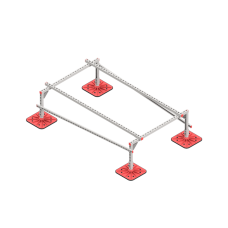 Опорная конструкция для установки оборудования TECHNORAPTOR FOOT 1200х2000 тип 1 HD КМ-профиль (KM-TR-F-SSEI-1200-2000-1 HD)