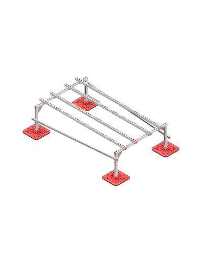 Опорная конструкция для установки оборудования TECHNORAPTOR FOOT 1200х2000 тип 2 КМ-профиль (KM-TR-F-SSEI-1200-2000-2) в Сергиевом Посаде Системы видеонаблюдения Pintop.ru