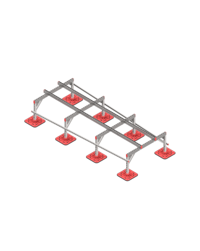 Опорная конструкция для установки оборудования TECHNORAPTOR FOOT 1200х3000 тип 3 HD КМ-профиль (KM-TR-F-SSEI-1200-3000-3 HD) в Сергиевом Посаде Системы видеонаблюдения Pintop.ru