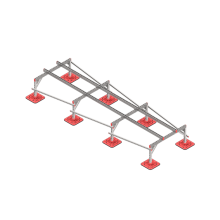 Опорная конструкция для установки оборудования TECHNORAPTOR FOOT 1200х4000 тип 1 HD КМ-профиль (KM-TR-F-SSEI-1200-4000-1 HD)