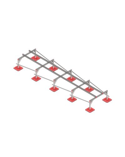 Опорная конструкция для установки оборудования TECHNORAPTOR FOOT 1200х5000 тип 1 HD КМ-профиль (KM-TR-F-SSEI-1200-5000-1 HD) в Сергиевом Посаде Системы видеонаблюдения Pintop.ru