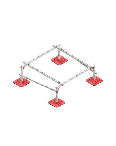 Опорная конструкция для установки оборудования TECHNORAPTOR FOOT 1500х1500 тип 1 HD КМ-профиль (KM-TR-F-SSEI-1500-1500-1 HD) в Сергиевом Посаде Системы видеонаблюдения Pintop.ru