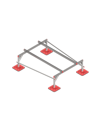 Опорная конструкция для установки оборудования TECHNORAPTOR FOOT 1500х2000 тип 1 HD КМ-профиль (KM-TR-F-SSEI-1500-2000-1 HD) в Сергиевом Посаде Системы видеонаблюдения Pintop.ru