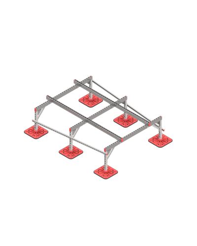 Опорная конструкция для установки оборудования TECHNORAPTOR FOOT 1500х2000 тип 2 КМ-профиль (KM-TR-F-SSEI-1500-2000-2) в Сергиевом Посаде Системы видеонаблюдения Pintop.ru