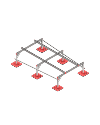 Опорная конструкция для установки оборудования TECHNORAPTOR FOOT 1500х2500 КМ-профиль (KM-TR-F-SSEI-1500-2500) в Сергиевом Посаде Системы видеонаблюдения Pintop.ru