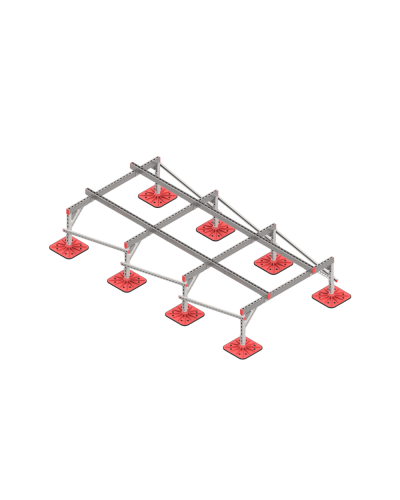 Опорная конструкция для установки оборудования TECHNORAPTOR FOOT 1500х3000 тип 2 КМ-профиль (KM-TR-F-SSEI-1500-3000-2) в Сергиевом Посаде Системы видеонаблюдения Pintop.ru