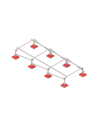 Опорная конструкция для установки оборудования TECHNORAPTOR FOOT 1500х4000 тип 1 HD КМ-профиль (KM-TR-F-SSEI-1500-4000-1 HD) в Сергиевом Посаде Системы видеонаблюдения Pintop.ru