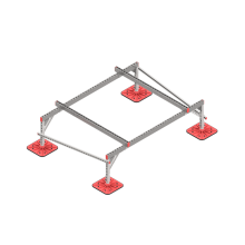 Опорная конструкция для установки оборудования TECHNORAPTOR FOOT 2000х1500 тип 2 HD КМ-профиль (KM-TR-F-SSEI-2000-1500-2 HD)