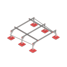 Опорная конструкция для установки оборудования TECHNORAPTOR FOOT 2000х2000 HD КМ-профиль (KM-TR-F-SSEI-2000-2000 HD)