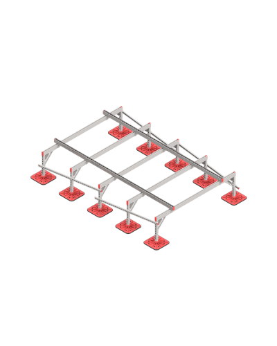 Опорная конструкция для установки оборудования TECHNORAPTOR FOOT 2000х3000 тип 2 HD КМ-профиль (KM-TR-F-SSEI-2000-3000-2 HD) в Сергиевом Посаде Системы видеонаблюдения Pintop.ru
