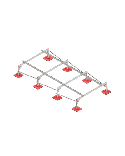 Опорная конструкция для установки оборудования TECHNORAPTOR FOOT 2000х4000 HD КМ-профиль (KM-TR-F-SSEI-2000-4000 HD) в Сергиевом Посаде Системы видеонаблюдения Pintop.ru