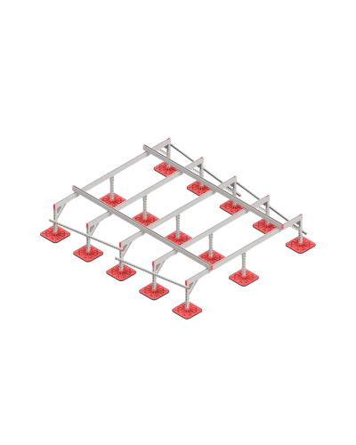 Опорная конструкция для установки оборудования TECHNORAPTOR FOOT 2500х3000 тип 3 КМ-профиль (KM-TR-F-SSEI-2500-3000-3) в Сергиевом Посаде Системы видеонаблюдения Pintop.ru