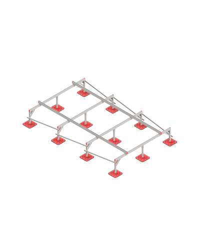 Опорная конструкция для установки оборудования TECHNORAPTOR FOOT 2500х4000 HD КМ-профиль (KM-TR-F-SSEI-2500-4000 HD) в Сергиевом Посаде Системы видеонаблюдения Pintop.ru