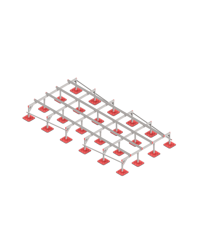 Опорная конструкция для установки оборудования TECHNORAPTOR FOOT 2500х5000 КМ-профиль (KM-TR-F-SSEI-2500-5000) в Сергиевом Посаде Системы видеонаблюдения Pintop.ru