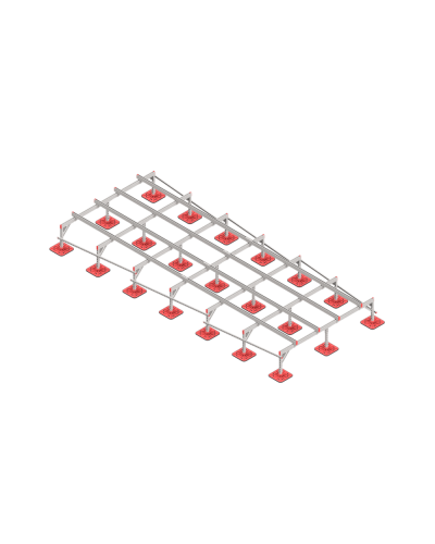 Опорная конструкция для установки оборудования TECHNORAPTOR FOOT 2500х6000 HD КМ-профиль (KM-TR-F-SSEI-2500-6000 HD) в Сергиевом Посаде Системы видеонаблюдения Pintop.ru