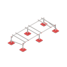 Опорная конструкция для установки оборудования TECHNORAPTOR FOOT 3000х1200 тип 2 КМ-профиль (KM-TR-F-SSEI-3000-1200-2)