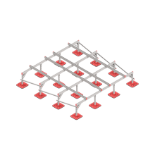 Опорная конструкция для установки оборудования TECHNORAPTOR FOOT 3000х3000 КМ-профиль (KM-TR-F-SSEI-3000-3000)