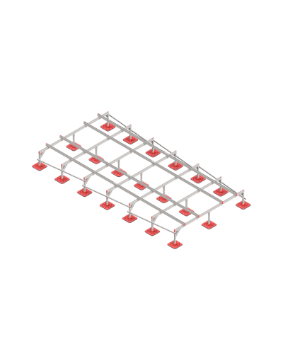 Опорная конструкция для установки оборудования TECHNORAPTOR FOOT 3000х6000 тип 1 HD КМ-профиль (KM-TR-F-SSEI-3000-6000-1 HD) в Сергиевом Посаде Системы видеонаблюдения Pintop.ru