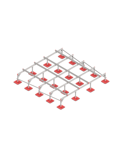 Опорная конструкция для установки оборудования TECHNORAPTOR FOOT 3500х3500 КМ-профиль (KM-TR-F-SSEI-3500-3500) в Сергиевом Посаде Системы видеонаблюдения Pintop.ru