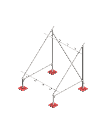 Опорная конструкция для установки солнечной панели/коллектора TECHNORAPTOR FOOT HD КМ-профиль (KM-TR-F-SSfSPI-C HD) в Сергиевом Посаде Системы видеонаблюдения Pintop.ru