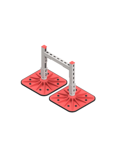 Опорная конструкция для горизонтальных прямоугольных воздуховодов и металлических лотков кабеленесущих систем TECHNORAPTOR FOOT 350х500 HD КМ-профиль (KM-TR-F-SSHRAD-350-500 HD) в Сергиевом Посаде Системы видеонаблюдения Pintop.ru