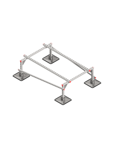 Опорная конструкция для установки оборудования TECHNORAPTOR STEELFOOT 1000х1500 КМ-профиль (KM-TR-STF-SSEI-1000-1500) в Сергиевом Посаде Системы видеонаблюдения Pintop.ru