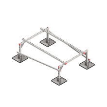 Опорная конструкция для установки оборудования TECHNORAPTOR STEELFOOT 1000х1500 HD КМ-профиль (KM-TR-STF-SSEI-1000-1500 HD)
