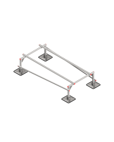 Опорная конструкция для установки оборудования TECHNORAPTOR STEELFOOT 1000х2000 тип 1 HD КМ-профиль (KM-TR-STF-SSEI-1000-2000-1 HD) в Сергиевом Посаде Системы видеонаблюдения Pintop.ru