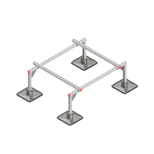 Опорная конструкция для установки оборудования TECHNORAPTOR STEELFOOT 1200х1000 HD КМ-профиль (KM-TR-STF-SSEI-1200-1000 HD)