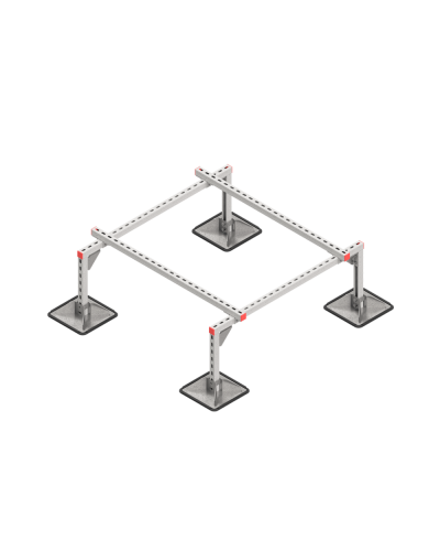 Опорная конструкция для установки оборудования TECHNORAPTOR STEELFOOT 1200х1200 HD КМ-профиль (KM-TR-STF-SSEI-1200-1200 HD) в Сергиевом Посаде Системы видеонаблюдения Pintop.ru