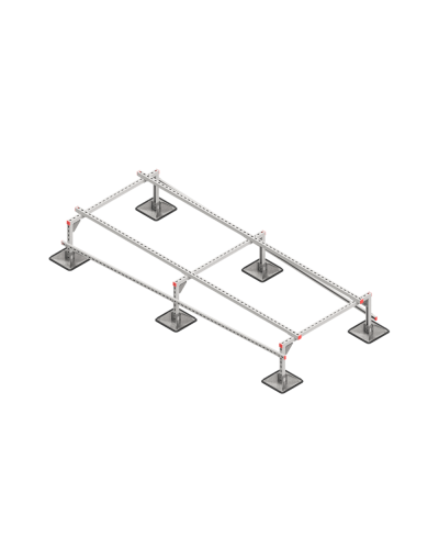 Опорная конструкция для установки оборудования TECHNORAPTOR STEELFOOT 1200х3000 тип 1 HD КМ-профиль (KM-TR-STF-SSEI-1200-3000-1 HD) в Сергиевом Посаде Системы видеонаблюдения Pintop.ru