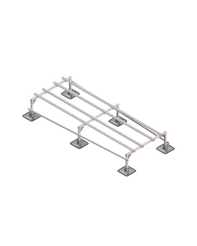 Опорная конструкция для установки оборудования TECHNORAPTOR STEELFOOT 1200х3000 тип 2 HD КМ-профиль (KM-TR-STF-SSEI-1200-3000-2 HD) в Сергиевом Посаде Системы видеонаблюдения Pintop.ru