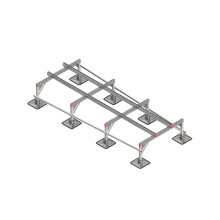 Опорная конструкция для установки оборудования TECHNORAPTOR STEELFOOT 1200х3000 тип 3 HD КМ-профиль (KM-TR-STF-SSEI-1200-3000-3 HD)