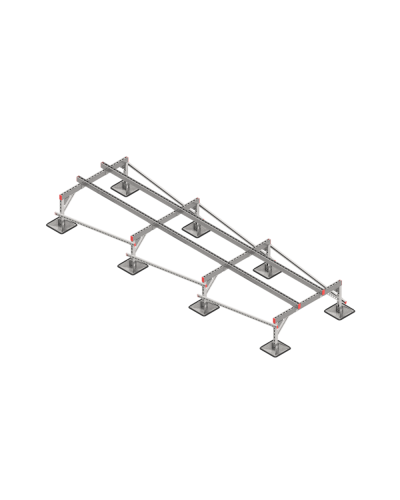 Опорная конструкция для установки оборудования TECHNORAPTOR STEELFOOT 1200х4000 тип 1 КМ-профиль (KM-TR-STF-SSEI-1200-4000-1) в Сергиевом Посаде Системы видеонаблюдения Pintop.ru