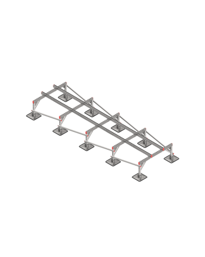 Опорная конструкция для установки оборудования TECHNORAPTOR STEELFOOT 1200х4000 тип 2 HD КМ-профиль (KM-TR-STF-SSEI-1200-4000-2 HD) в Сергиевом Посаде Системы видеонаблюдения Pintop.ru