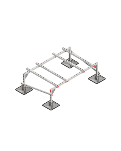Опорная конструкция для установки оборудования TECHNORAPTOR STEELFOOT 1500х1000 тип 2 HD КМ-профиль (KM-TR-STF-SSEI-1500-1000-2 HD) в Сергиевом Посаде Системы видеонаблюдения Pintop.ru