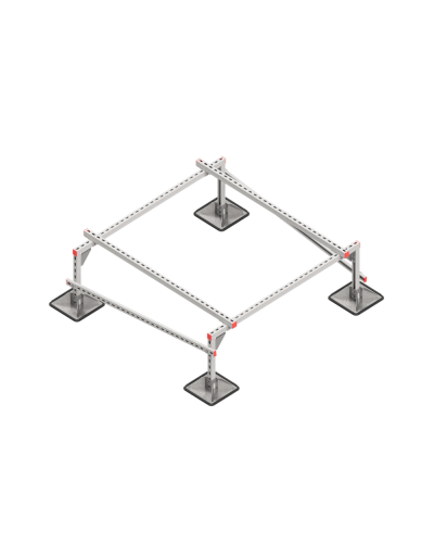 Опорная конструкция для установки оборудования TECHNORAPTOR STEELFOOT 1500х1500 тип 1 HD КМ-профиль (KM-TR-STF-SSEI-1500-1500-1 HD) в Сергиевом Посаде Системы видеонаблюдения Pintop.ru