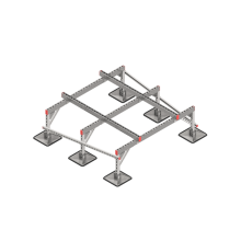 Опорная конструкция для установки оборудования TECHNORAPTOR STEELFOOT 1500х1500 тип 3 HD КМ-профиль (KM-TR-STF-SSEI-1500-1500-3 HD)
